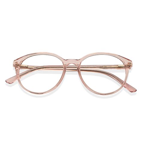 Buy Transparent Pink Full Rim Round Vincent Chase Online Classic ...