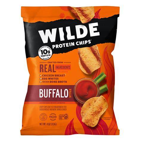 WILDE Spicy Hot Buffalo Protein Chips - Healthy Snack, 4.0oz - Walmart.com