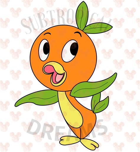 How To Draw Disney Orange Bird