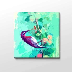Eureka Designs Bird Square Stretched And Poster Poster Art Paper Print ...