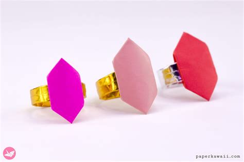 Image result for Paper Origami Ring Tutorial