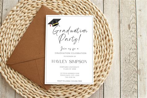 Image result for DIY Graduation Invitations