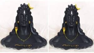 Maadi Lord Shiv Adiyogi Idol Statue for Mandir Decoration Mahadev Murti ...