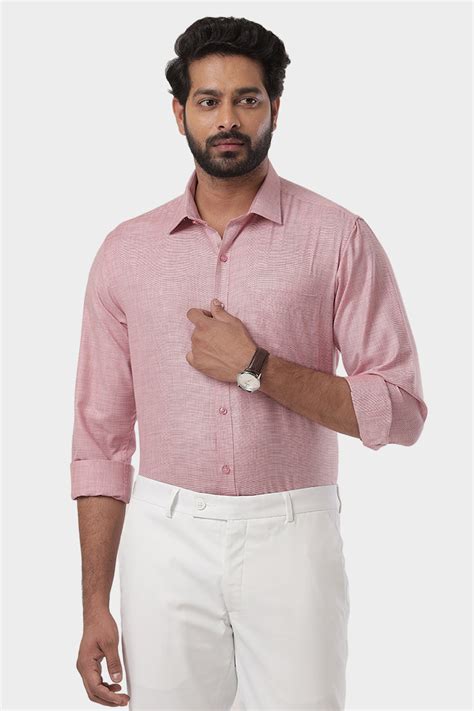 Ariser Cardiff Pale Pink Smart Fit Formal Shirt | Uathayam