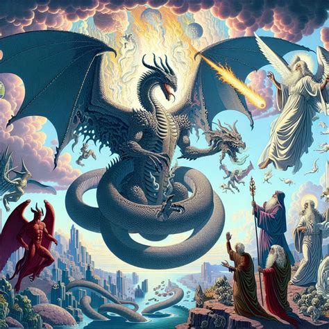 What does Revelation 12:9 mean? | Bible Art