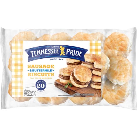Tennessee Pride Sausage & Buttermilk Biscuits 26.08 Oz. 20 Count ...