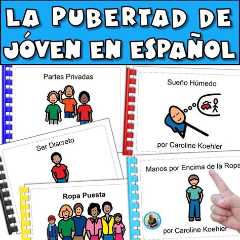La Pubertad y Adolescencia en Hombres y Niños SPANISH Puberty Social ...