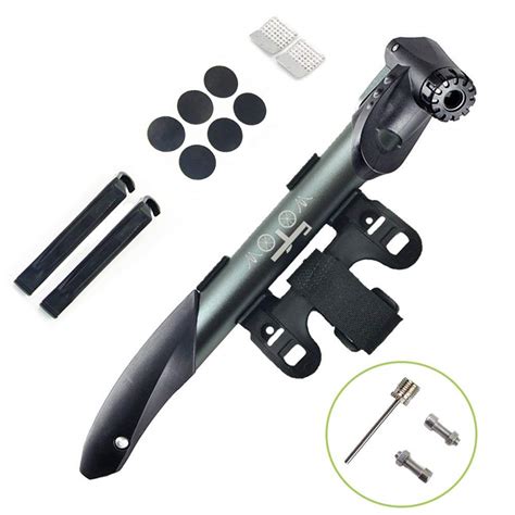 WOTOW Mini Double Inlet Bike Pump, Portable on Bike Pump Fit Presta and ...