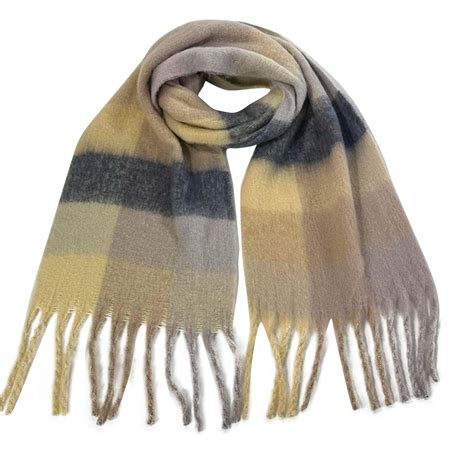 Aueoeo Scarf, Womens Scarves Winter Elegant Fashionable Soft Friendly ...
