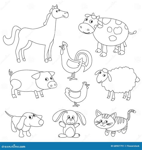 Farm Animal Coloring Pages