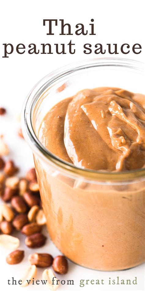 Thai Peanut Sauce • authentic recipe!