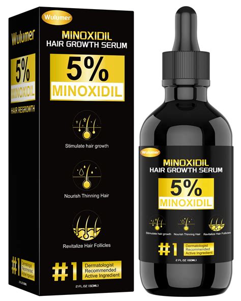 Amazon.com : 5% Minoxidil for Hair Regrowth and Thicker, Fuller Hair ...