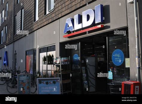 Copenhagen/Denmark/12 December 2022/ Deutsche Aldi grocery store in ...