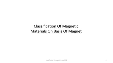 Image result for Classification Magnets