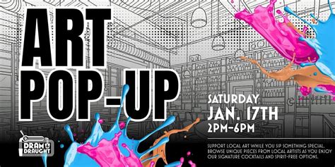 Art Pop-Up at Dram & Draught Raleigh, Dram & Draught, Raleigh, 17 ...