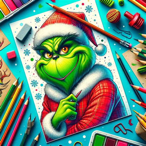 How to Draw the Grinch Step By Step Guide