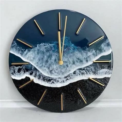 Buy Luxury Resin Wall Clock Online in India : ResinClocks.in