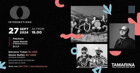 Intersections x Tamarina (PATYATANN, JASON HEERAH, OTENTIK GROOVE, & DJ ...
