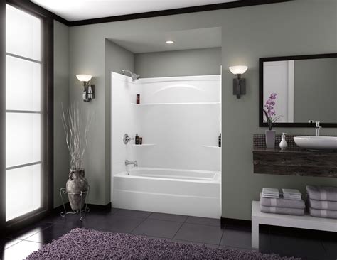 Installing A One Piece Fiberglass Tub Shower Combo - Glass Designs