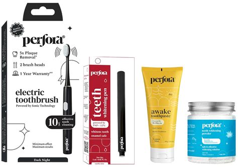 Buy Perfora Teeth Whitening Morning Expert Care Routine | Dark Night ...
