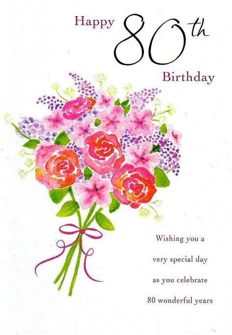 What Flowers For 80Th Birthday at Ava Ewers blog