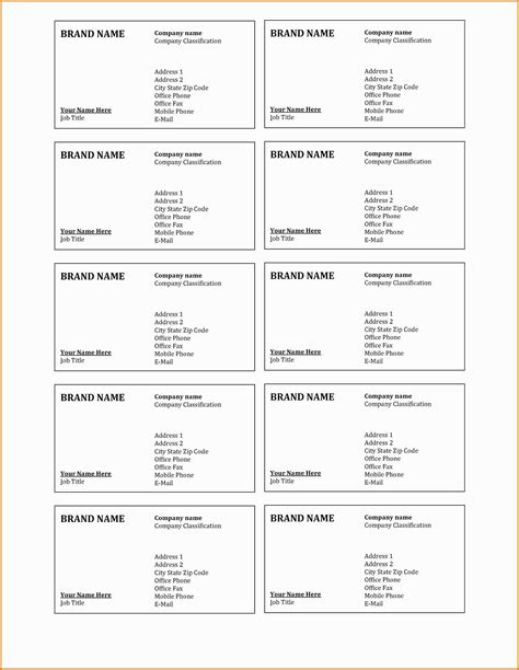 Business Card Template Avery 8373 - Cards Design Templates