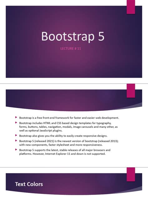 Bootstrap 5 Tutorial 的图像结果