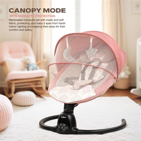 BAYBEE Electric Automatic Swing Cradle for New Born Baby with Adjustab ...