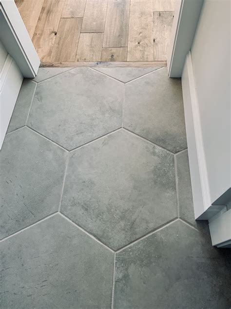 Large Hexagonal Tile Flooring for Stylish Home Decor