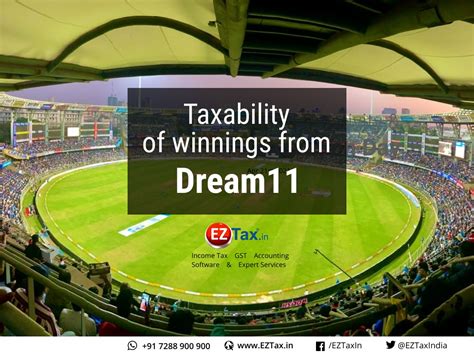 Taxability of winnings from Dream11 or Online Gambling | EZTax®