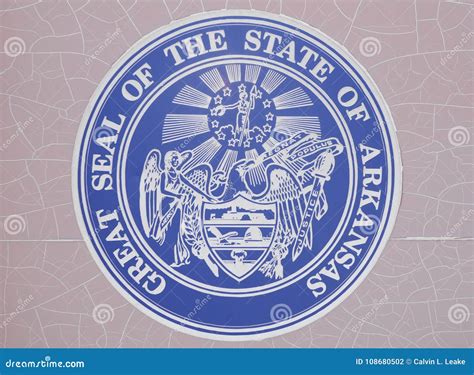 Arkansas State Seal editorial photography. Image of fayetteville ...