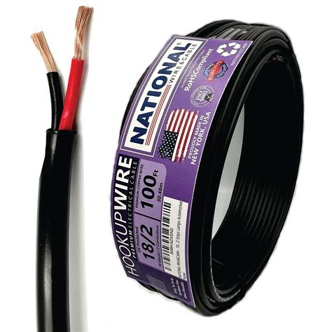 Snapklik.com : NATIONAL Wire & Cable 18 AWG 2-Conductor Premium Copper ...