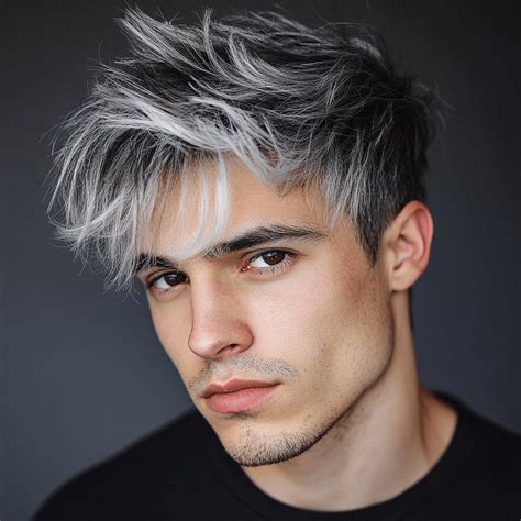 Silver Color Hair for Men: A Modern Statement