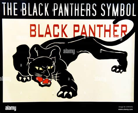 Logo belonging to the Black Panther Party (BPP), a revolutionary ...