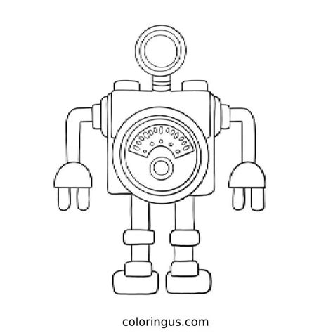 Robot Coloring Pages 的图像结果
