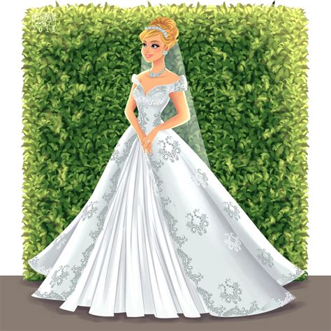 Disney Princesses as Brides Art | POPSUGAR Smart Living