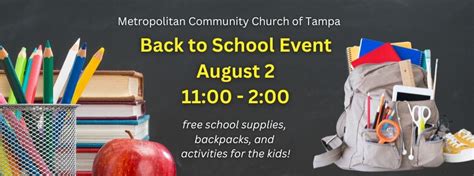 MCC Tampa Back to School Event, 408 E Cayuga St, Tampa, FL, United ...