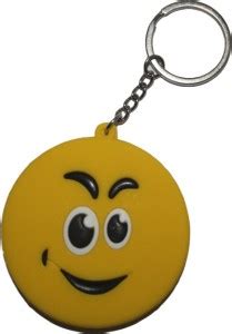 MAG BEE Two Sided Rubber Smiley Emoji (Design-8)for Car Bike Men Women ...