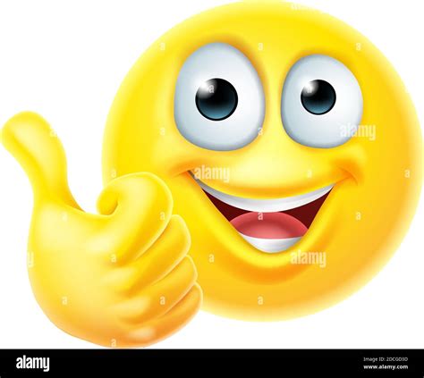 Smiley Face With Thumbs Up