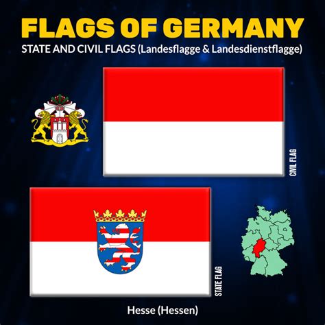Flag of Hesse (Hessen) - Flagsbook