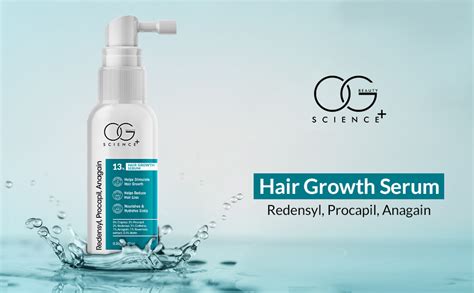 OG BEAUTY Science+ Hair Growth Serum 30ml - 5% Capixyl, 3% Procapil, 2% ...