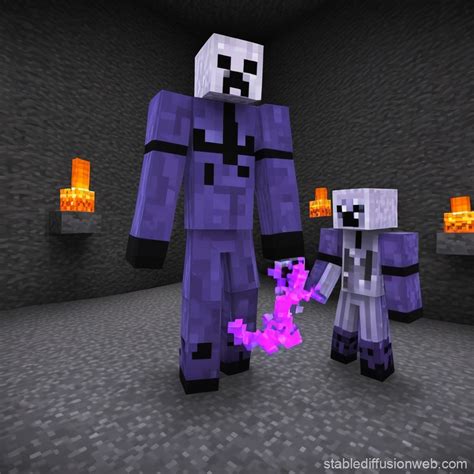 Minecraft Ghost Mob and Phantom Hybrid | Stable Diffusion Online