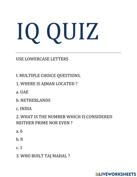 IQ Test Questions 的图像结果