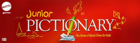 Buy Mattel Pictionary Words Junior Classic Game for Adult (Red),pack of ...