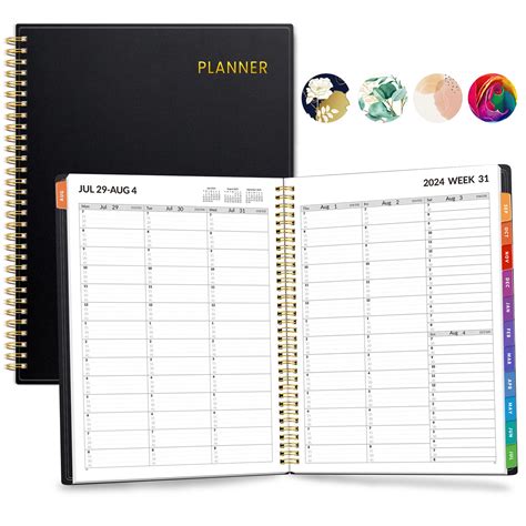 Buy SUNEE Academic Planner 2024-2025, 17 Month Appointment Book 8.5"x11 ...