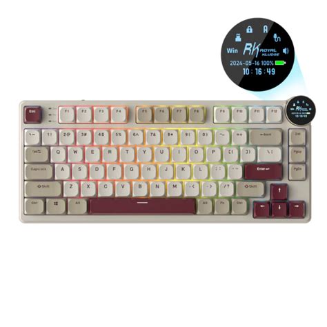 Buy ROYAL KLUDGE RK N80 75% RGB Mechanical Wireless Gaming Keyboard ...
