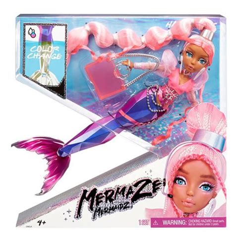 Lutka zimska sirena Harmonique sa perajem koje menja boju Mermaze ...