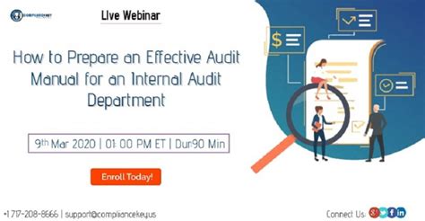 How to Prepare an Effective Audit Manual for an Internal Audit ...