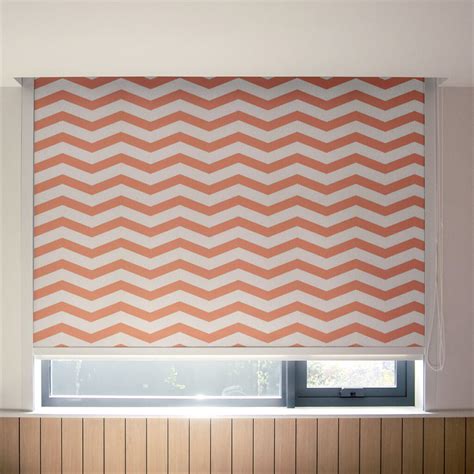 Zig Zag Zest Pink Roller Blinds - Magicdecor®