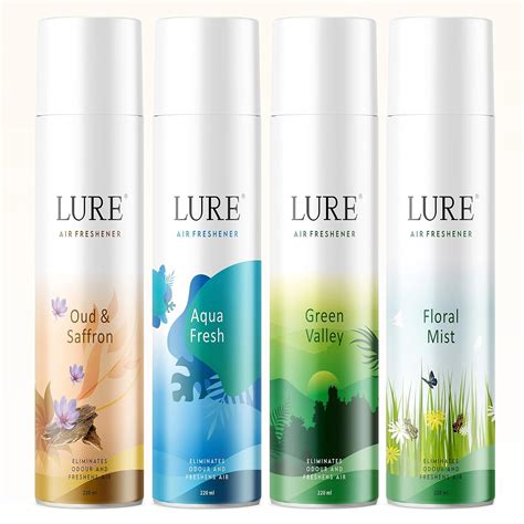 Lure Room Freshener | Air Freshener for Home And Office - Oud & Saffron ...